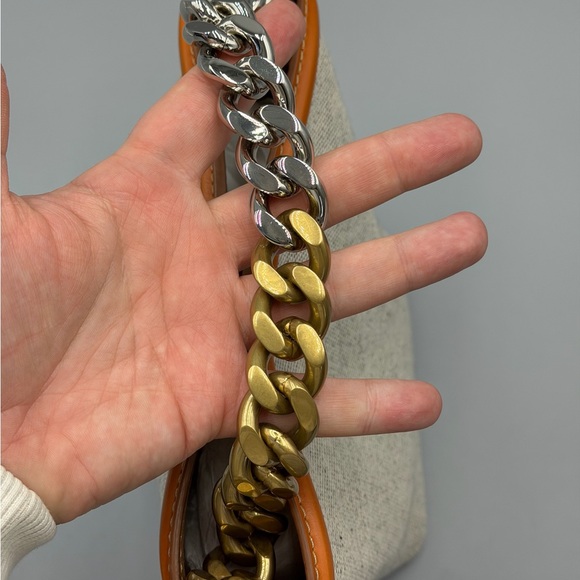 Stella McCartney Frayme Bucket Canvas Bag with Strap - Picture 8 of 14